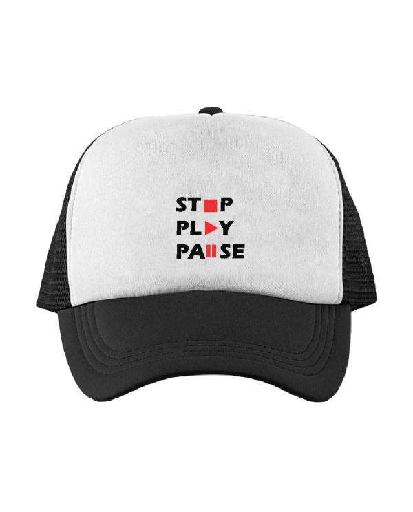 Kepurė stop play pause Kepurė stop play pause